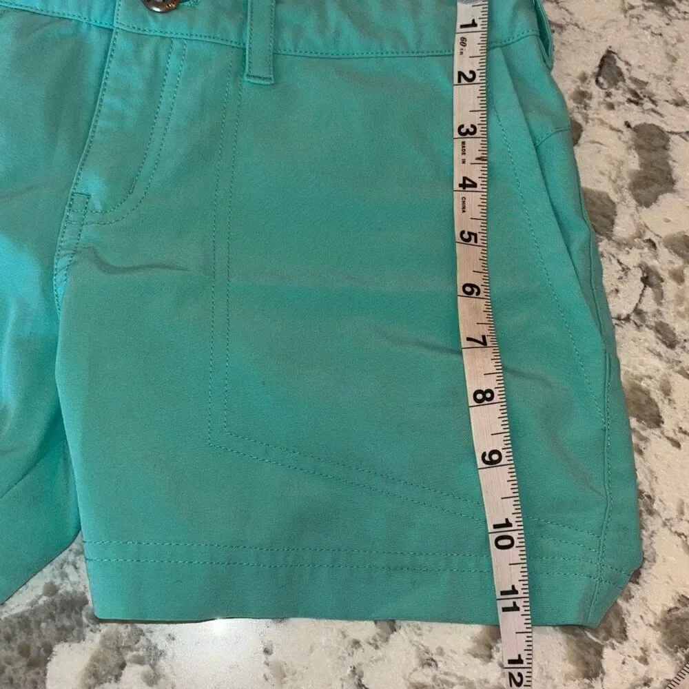 Patagonia women L shorts common threads blue XS/2
